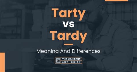 meaning of tarty